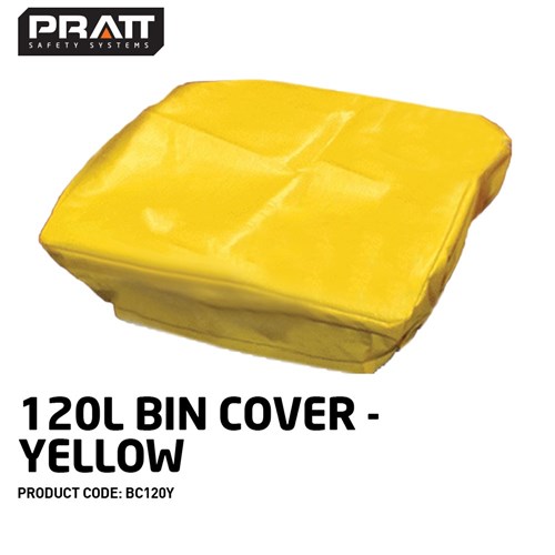 120l Bin Cover - Yellow