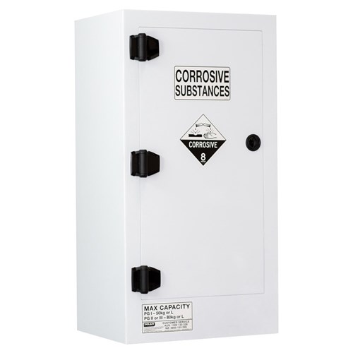 Poly Corrosive Cabinet 80LTR, 1 Door, 2 Shelf