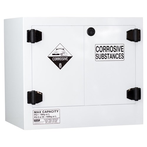 Poly Corrosive Cabinet 100LTR, 2 Door, 1 Shelf