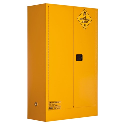 Oxidizing Agent Storage Cabinet 250L 2 Door, 3 Shelf