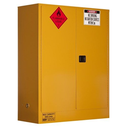 Flammable Storage Cabinet 350L 2 Door, 3 Shelf