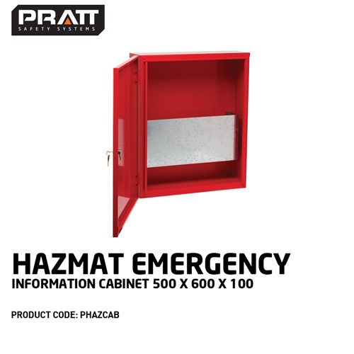 Hazmat Emergency Information Cabinet 500 X 600 X 100