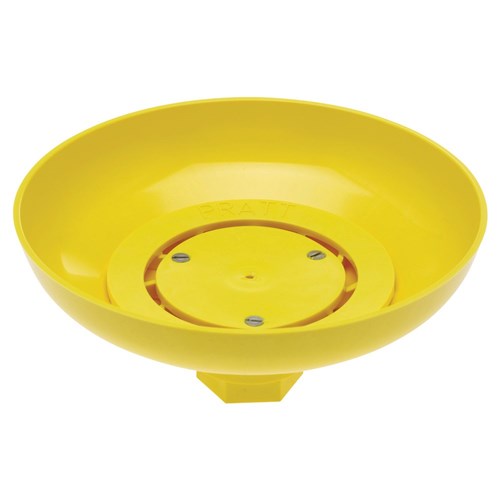 Plastic Shower Head With Impeller. Yellow