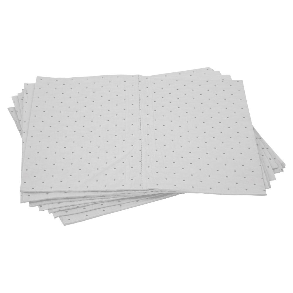 White Oil/Fuel Absorbent Pad - 300Gsm Pk/10